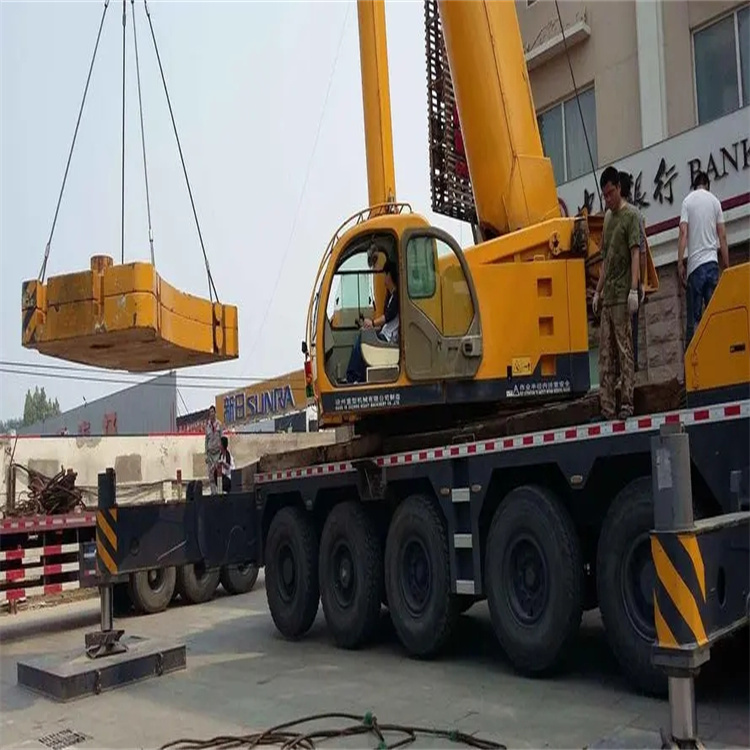 闽侯县当地吊车出租|机器吊装|75吨|工厂搬迁服务